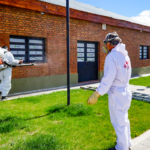 Inició el cronograma de fumigaciones en diferentes puntos de la ciudad