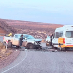 Tránsito cortado en Ruta 17 por un siniestro vial entre vehículos petroleros