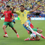Dos golazos en el 1-1. Brasil vs. Marruecos