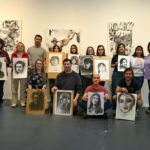 Se dictó un curso intensivo de dibujo con carbonilla