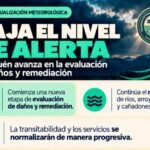 Neuquén baja el nivel de alerta meteorológica y avanza en la evaluación de daños y remediación