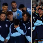 Enzo Fernández, el más conmovido en la despedida de Lionel Messi de la Selección argentina